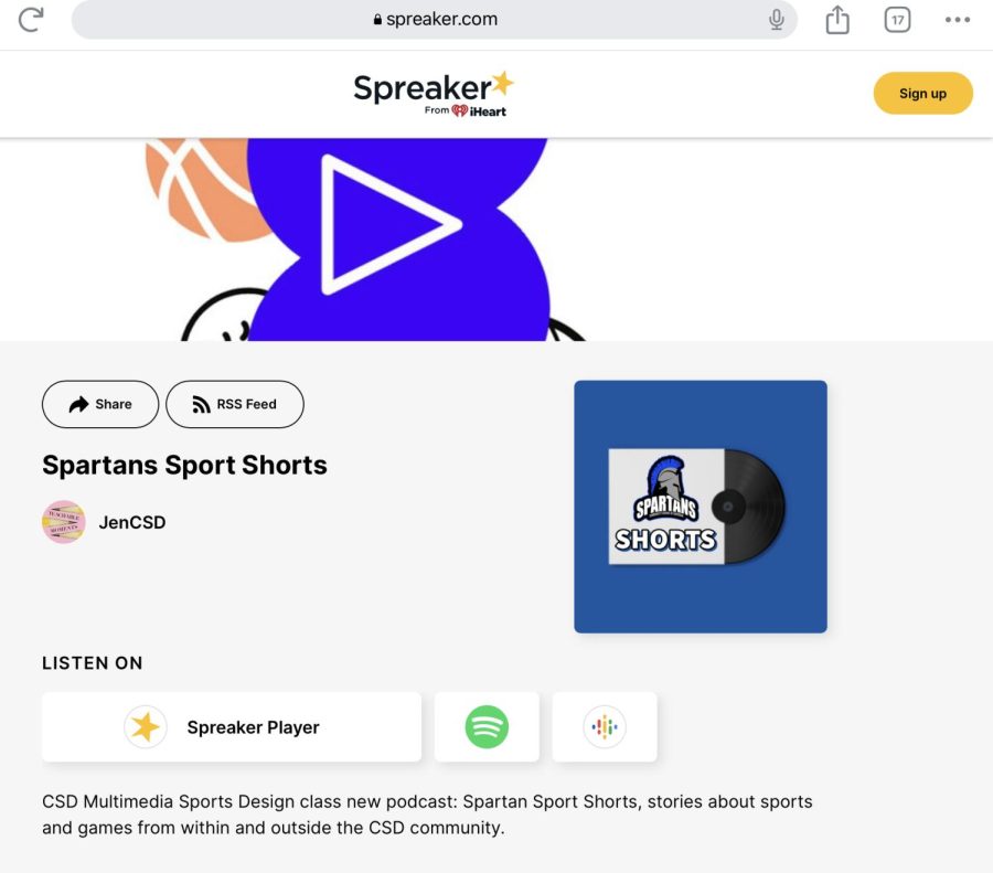 Check out Spartans Sports Shorts podcast on  Spreaker, Spotify, Google Play.