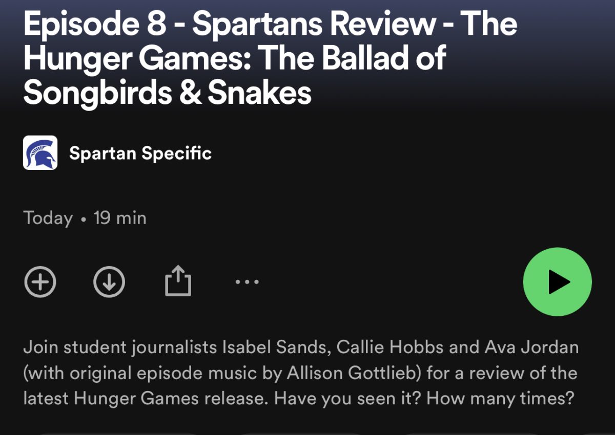 What do you think of the latest Hunger Games release? In this Spartan Specific podcast, three student journalists reflect on their takeaways.