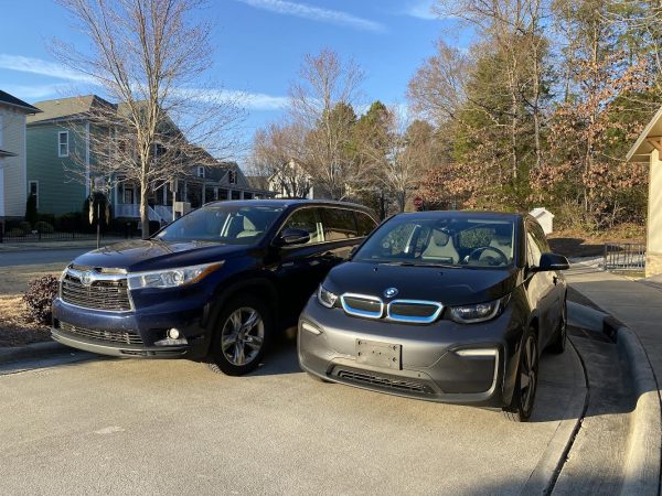 After owning a 2015 Toyota Highlander Hybrid for 9 years, my dad, purchased a used 2018 BMW i3. And with the purchase, I got a set of keys, too. 

