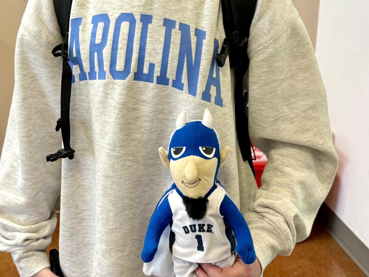 There’s nothing like Carolina and Duke when it comes to rivalries. And when the basketball teams face each other, team supporters show their colors.