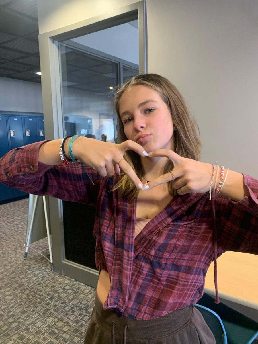 Ava Hazlett, a freshman at CSD (‘27), was interviewed about Valentines and when asked about her favorite red or pink item, she said, “I’ve had this red heart blanket since I was five, I love it.”
