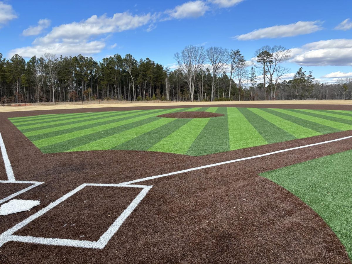 Originally pictured in Spartan Park’s initial 2017 plans, construction of the long awaited and anticipated baseball field is nearing completion. If progress continues on schedule, both the junior, varsity and varsity teams will play home games on the brand new field before season end.