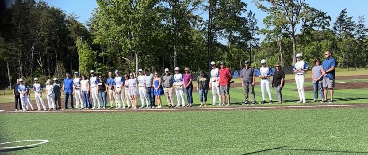 Baseball’s Senior Night marked an ending as well as a beginning.  While the seniors move on from high school baseball, the new field will host many games in future seasons.