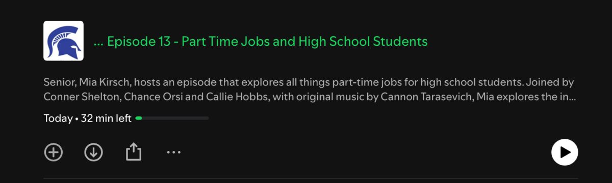 Join Host, Mia Kirsch (‘25), and guests Conner Shelton (‘25), Chance Orsi (‘25) and Callie Hobbs (‘25) as they discuss everything related to school students having (or not having) part time jobs. 