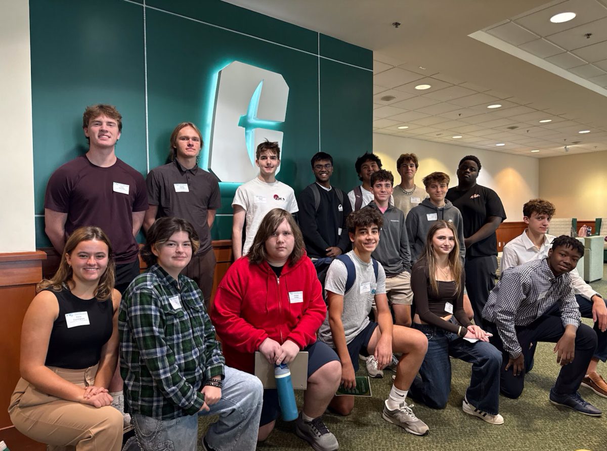 16 students representing CSD’s Journalism, Media Productions and Yearbook classes attend the NCSMA’s J-Day Conference at UNCC. Returning after a year away, the conference gave students the opportunity to interact with professional journalists and media professionals while attending workshops of their choosing.