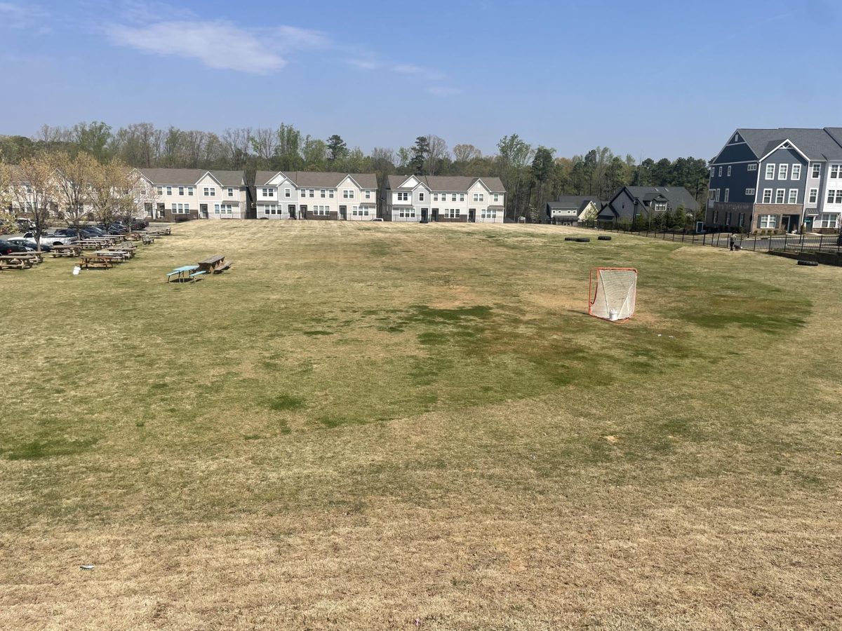 The grass field behind CSD High School sits empty as winter turns to spring 2026. All of that may soon change. Unveiled plans and drawing show CSD plans to transform the property into a domed football arena,