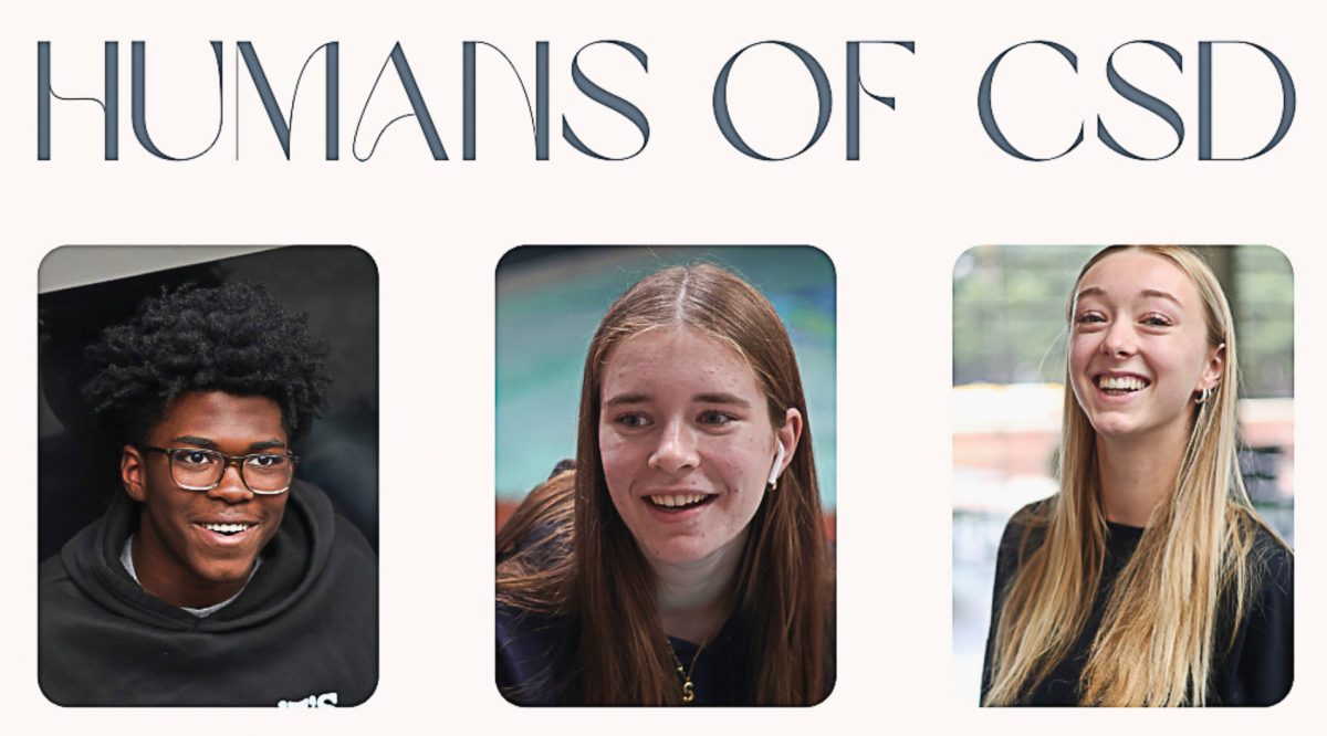 Humans of CSD captures the expressions of CSD students as seen from behind the lens of student photographers. (Collage use courtesy of CSD Photography class.)